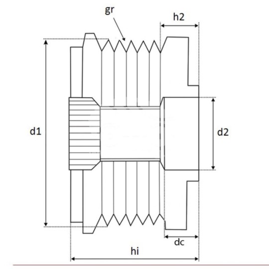 APF4401 Alternatör Kaplin Kayışı