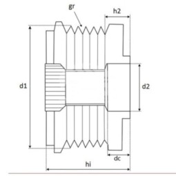 APZ0111 Alternatör Kaplin Kayışı