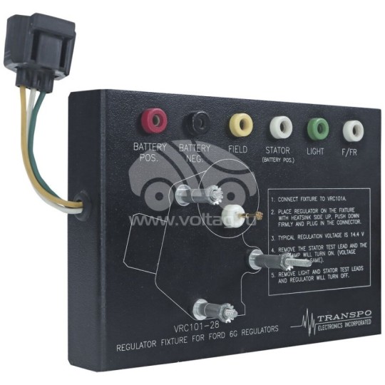 VRC10128 Alternatör röle regülatörleri test cihazı
