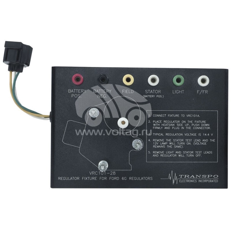 VRC10128 Alternatör röle regülatörleri test cihazı